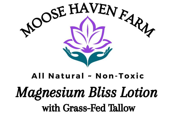 Magnesium Bliss Lotion with Grass Fed Tallow (4 oz)