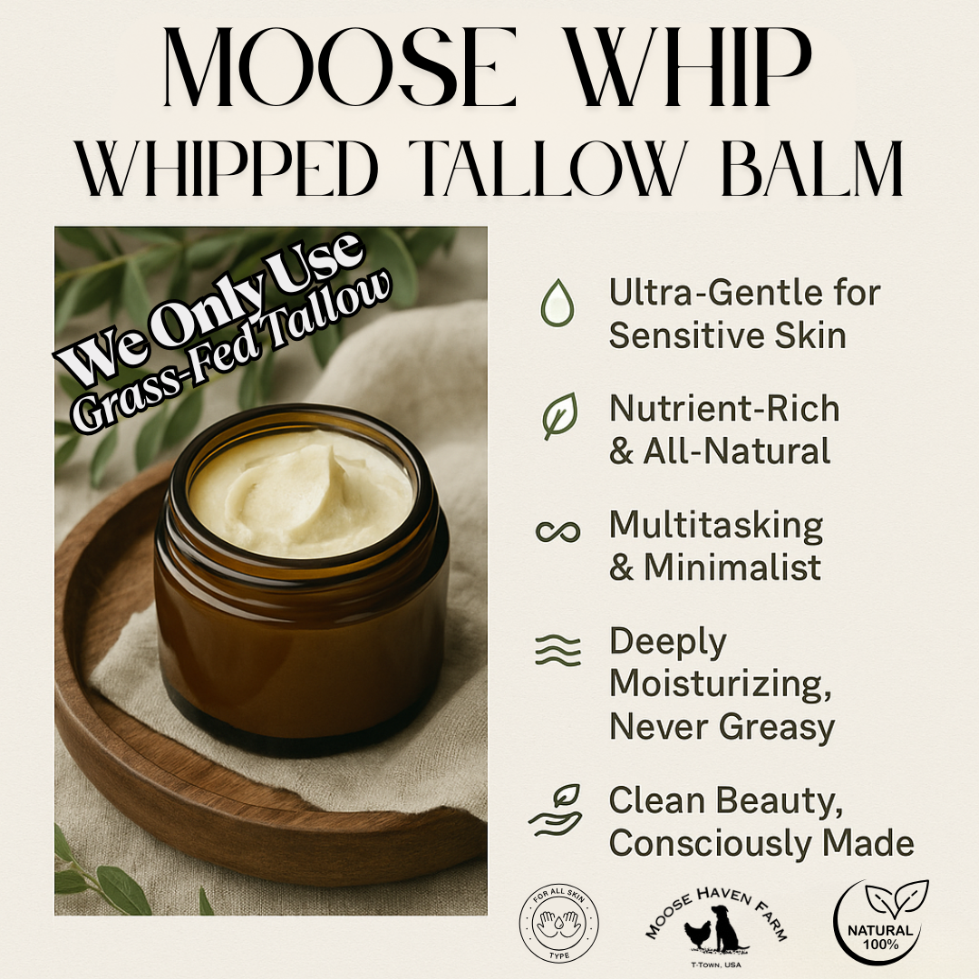 Moose Whip Whipped Tallow Face and Body Balm