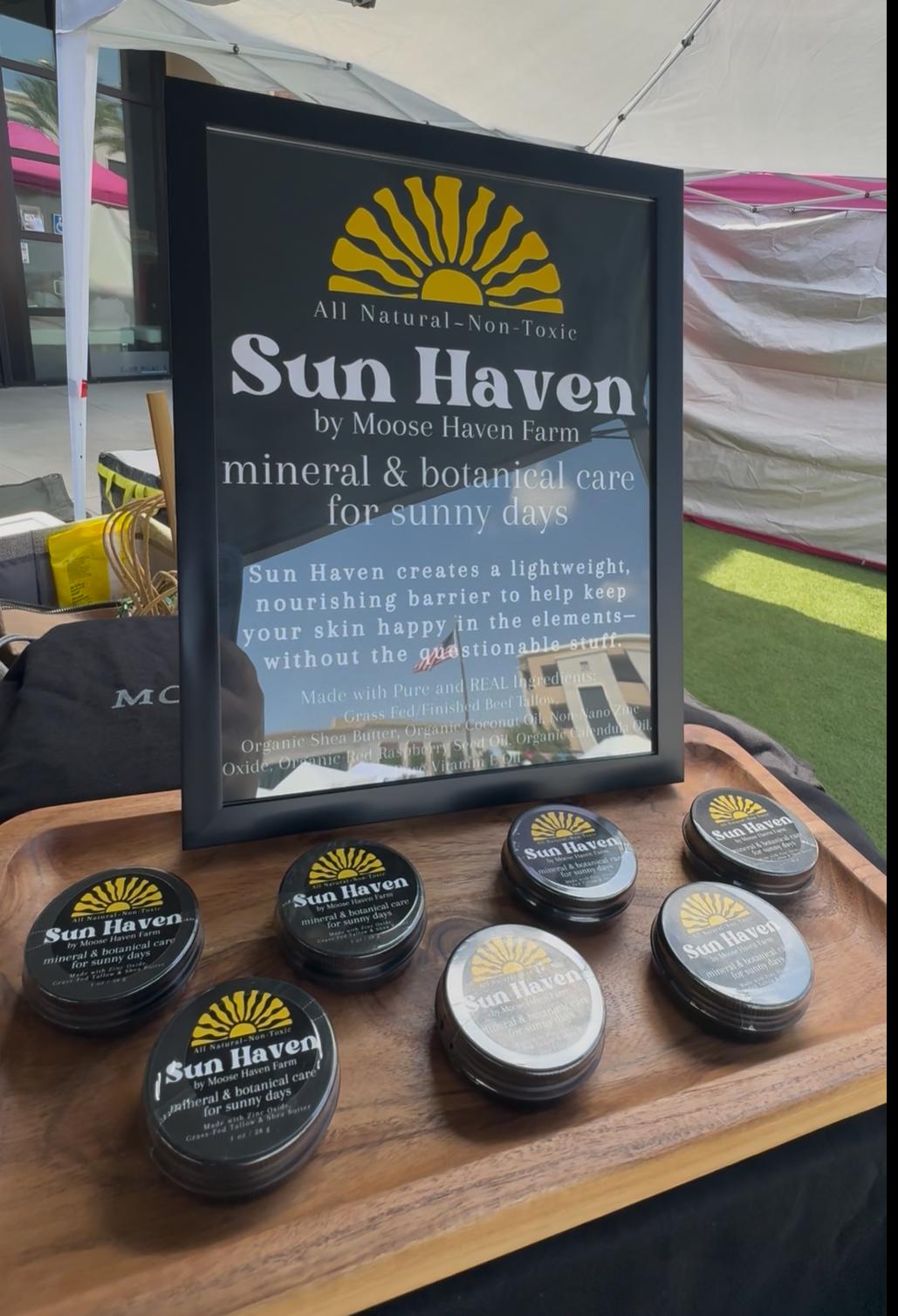 Sun Haven: Mineral & Botanical Care for Sunny Days (1oz Tin)