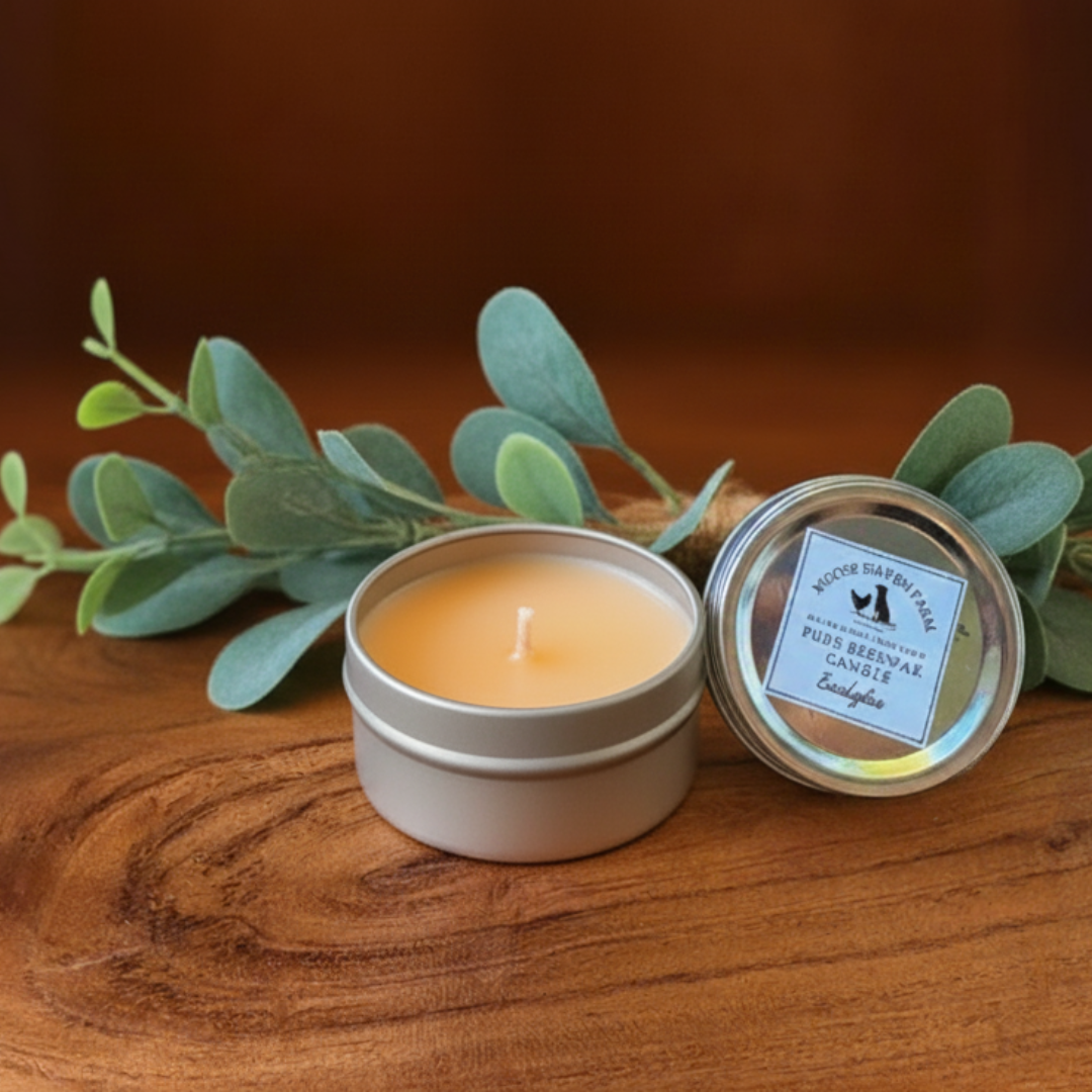Eucalyptus Pure Beeswax Candle