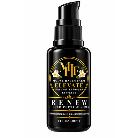 RENEW copper peptide serum bottle
