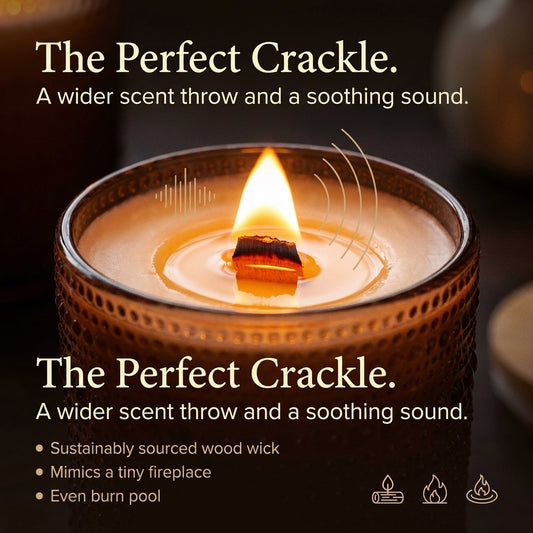 WALK IN THE WOODS Pure Beeswax Candle