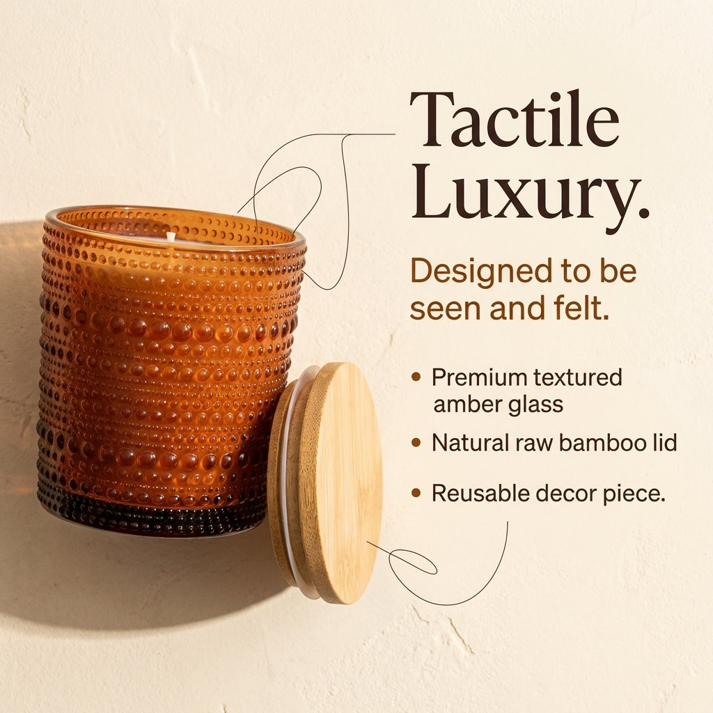 Sandalwood Pure Beeswax Candle