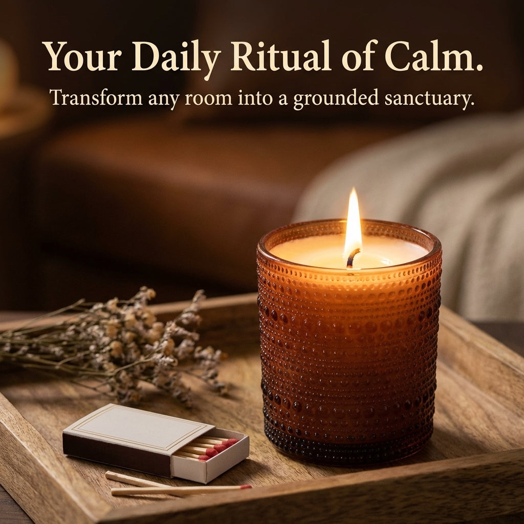Sandalwood Pure Beeswax Candle