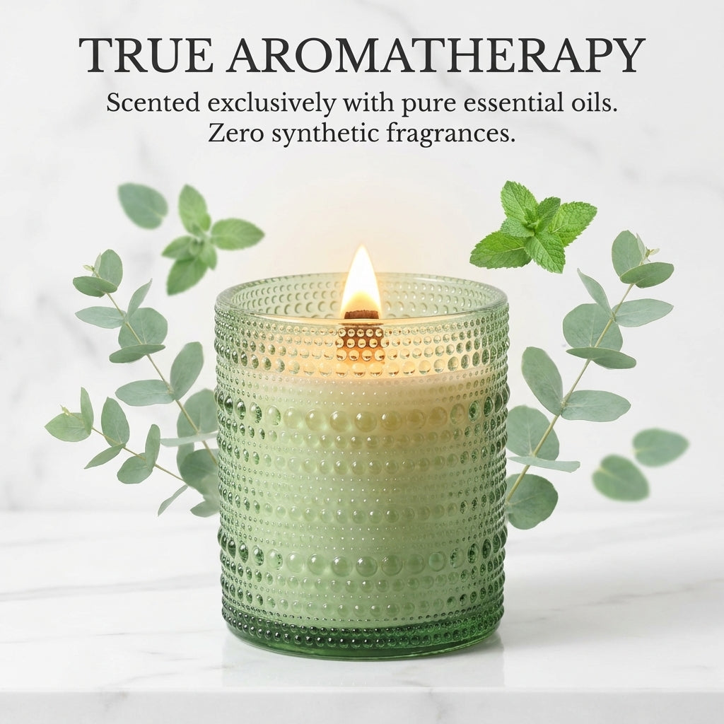 Eucalyptus Pure Beeswax Candle