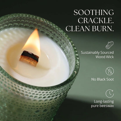 Eucalyptus Pure Beeswax Candle