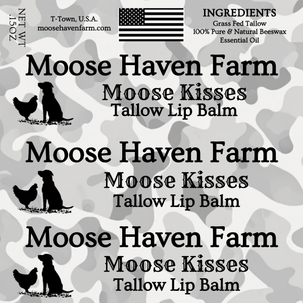 Moose Kisses Tallow Lip Balm