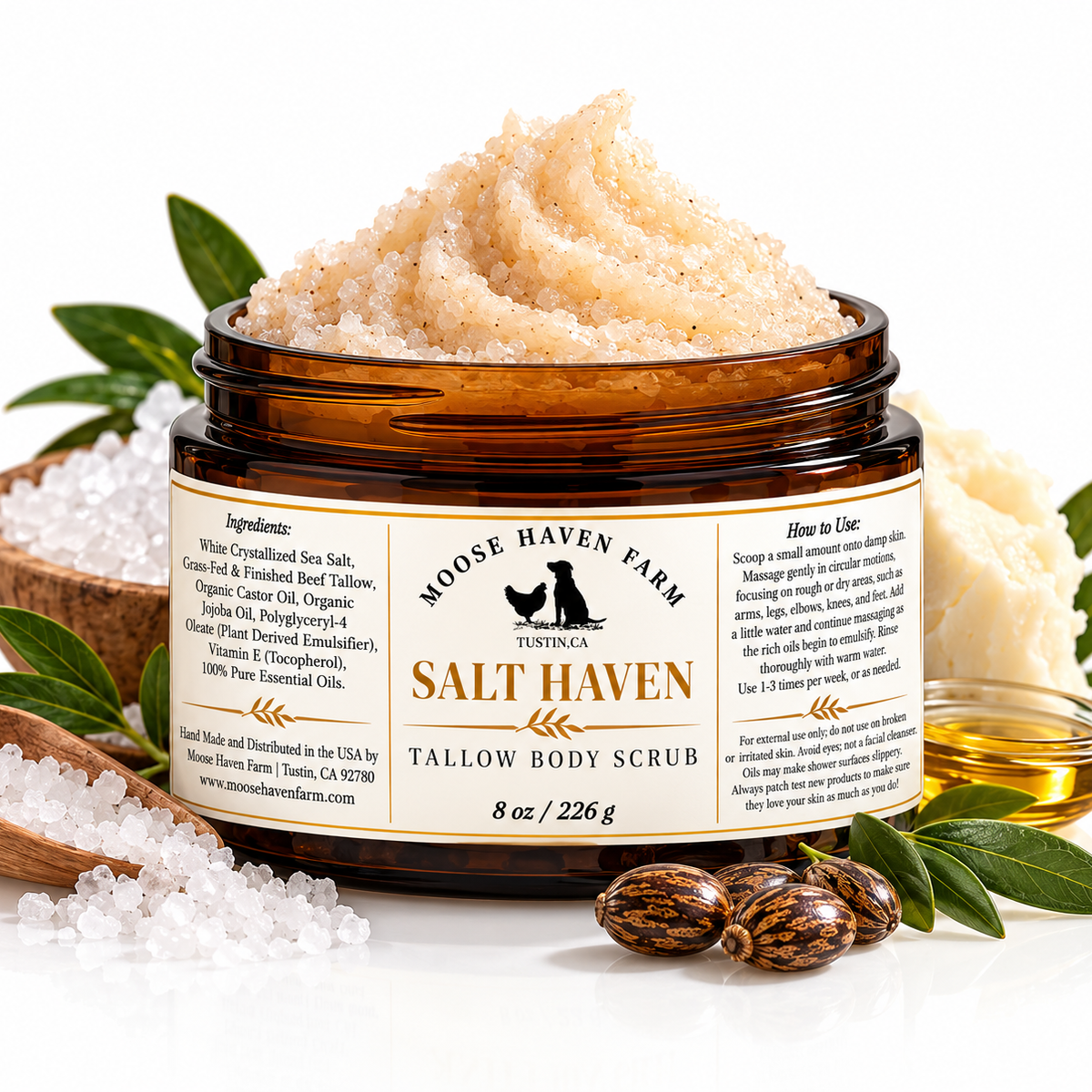 HAVEN tallow body scrub