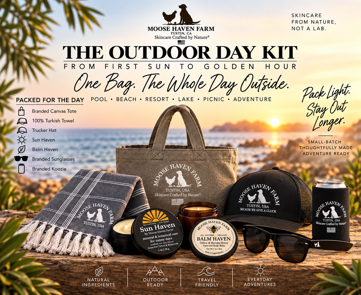 THE OUTDOOR DAY KIT: From First Sun to Golden Hour.